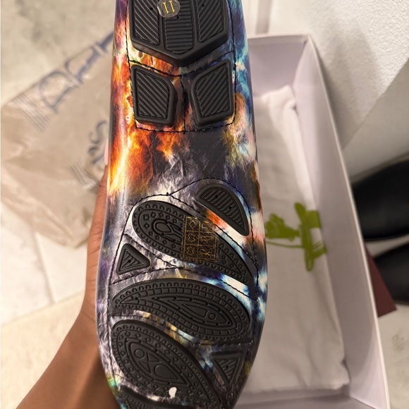 Colorful Galaxy Print Loafers - Picture 4 of 6